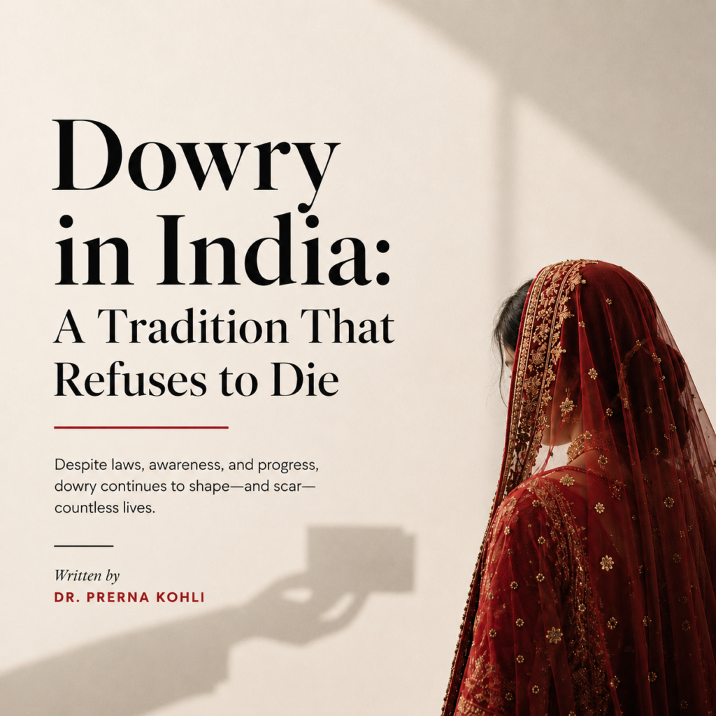 Featured image for Dr. Prerna Kohli's article on dowry in India