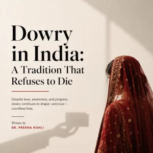 Featured image for Dr. Prerna Kohli's article on dowry in India