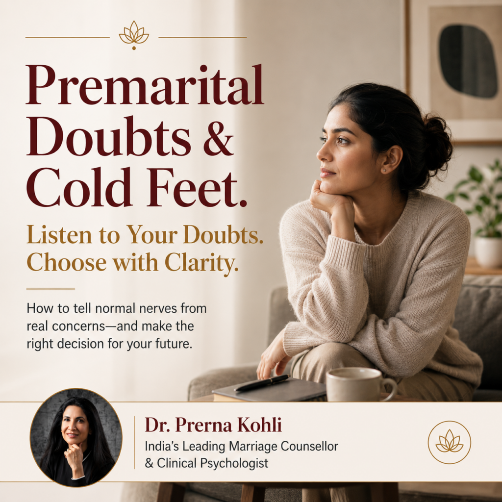 Premarital Doubts and Cold Feet: How to Tell Nerves From a Real Warning | Dr. Prerna Kohli