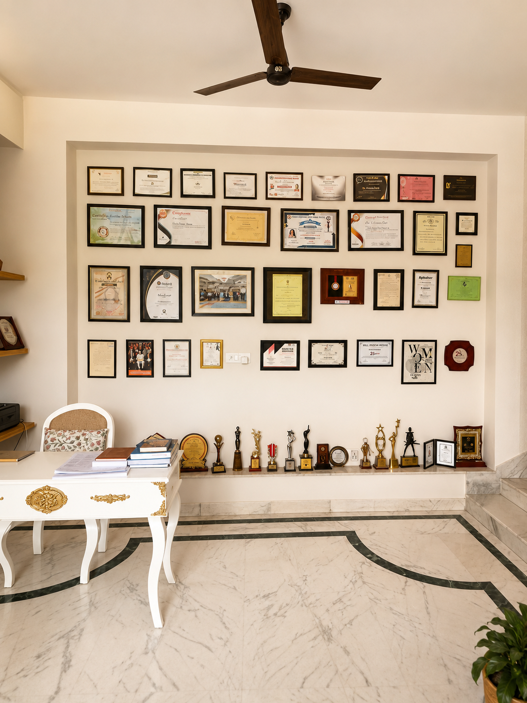 Dr. Prerna Kohli's consultation room in Gurgaon