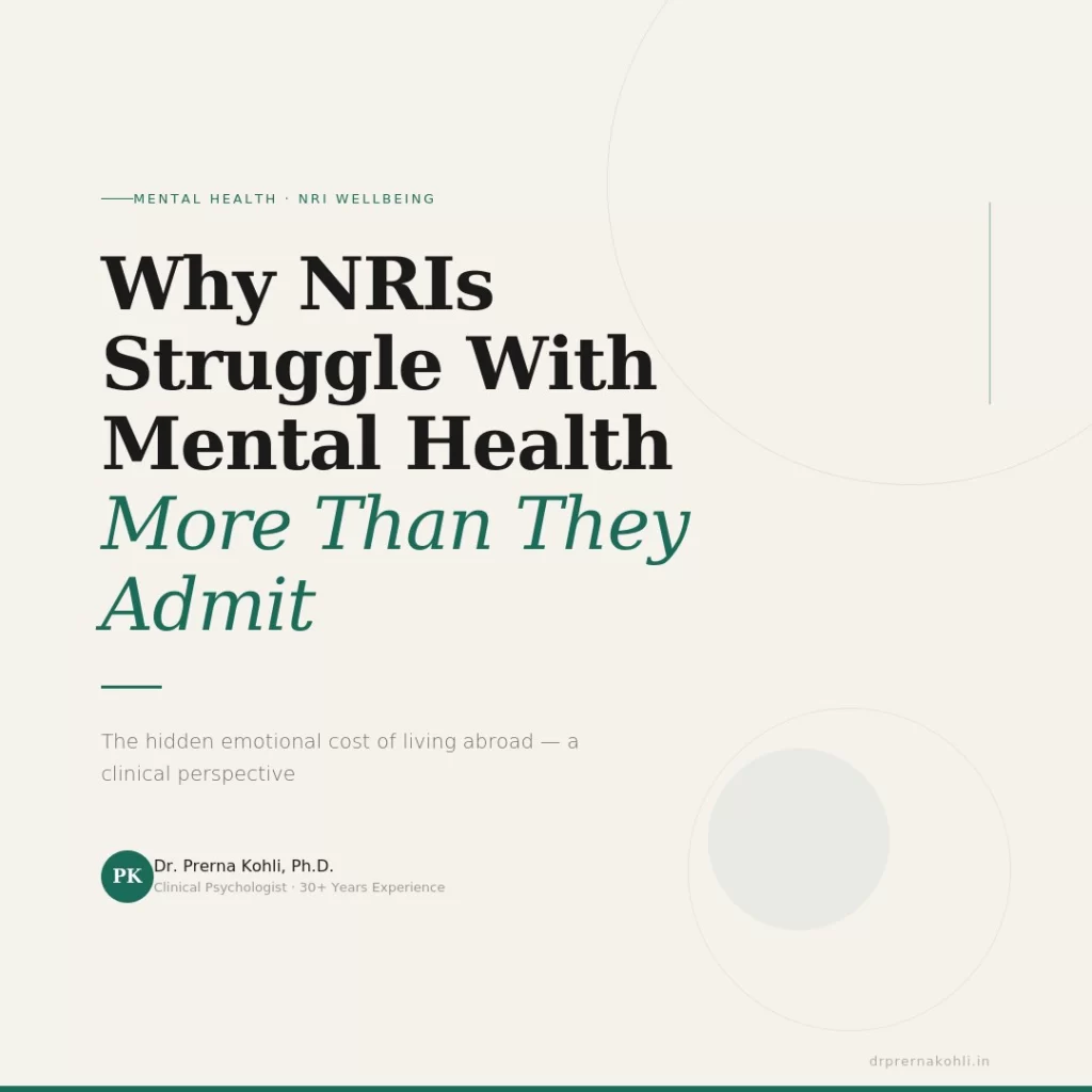 Why NRIs Struggle With Mental Health More Than They Admit